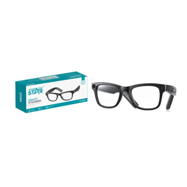 GAFAS INTELIGENTES WINNING STAR ST-W100-C BLUETOOTH COMPATIBLE CON ANDROID Y IPHONE/CARGA USB SP570-481-WST-18678 NEGRO