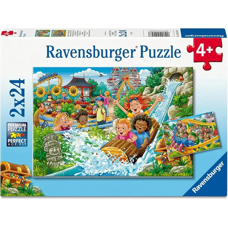 Ravensburger 2x24pc Amusement Park Puzzle