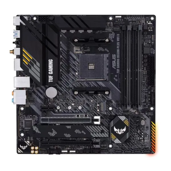 TARJETA MADRE ASUS TUF GAMING B550M-PLUS WIFI II AM4 M-ATX DDR4 NEGRO
