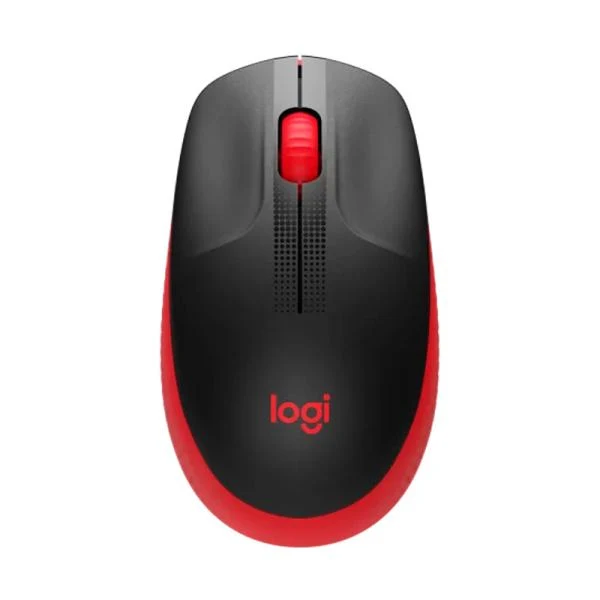 MOUSE LOGITECH M190 INALÁMBRICO CON RECEPTOR NANO 1000 DPI 910-005904 ROJO