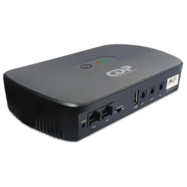 UPS CDP MINI UPS 10KMAH LITIO DC 18W 12V IN OUT USB 5V NEGRO