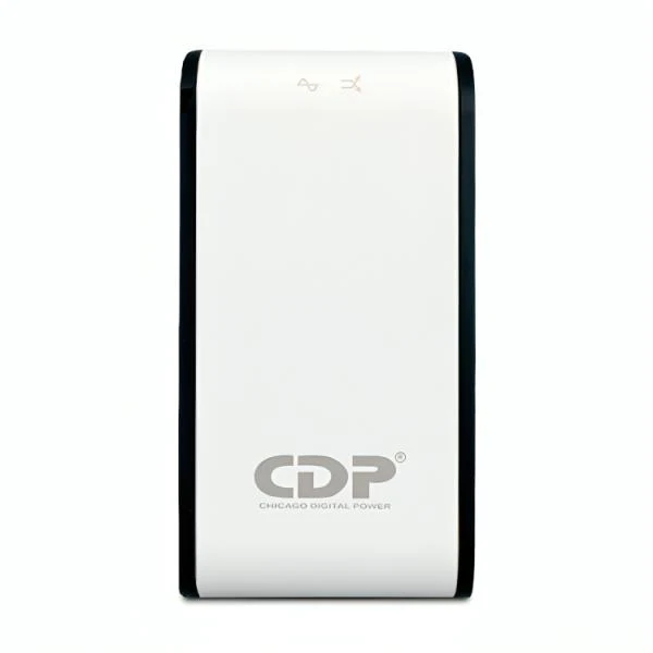 REGULADOR DE VOLTAJE CDP R2C-AVR1008 1000VA 500W 8 TOMAS 120 VCA PROTECCIÓN COAXIAL LED BLANCO / NEGRO