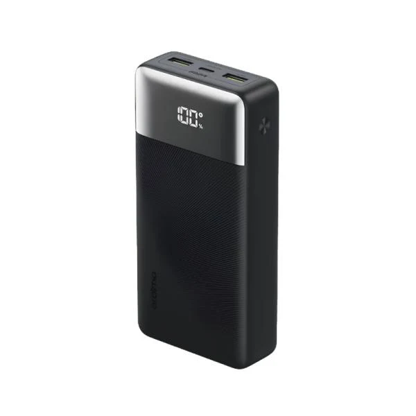 POWER BANK ORAIMO POWERNOVA Q21 OPB-7200Q 20000 MAH CARGA RÁPIDA DE 22.5 W PANTALLA DIGITAL Y CARGA DE 3 DISPOSITIVOS NEGRO