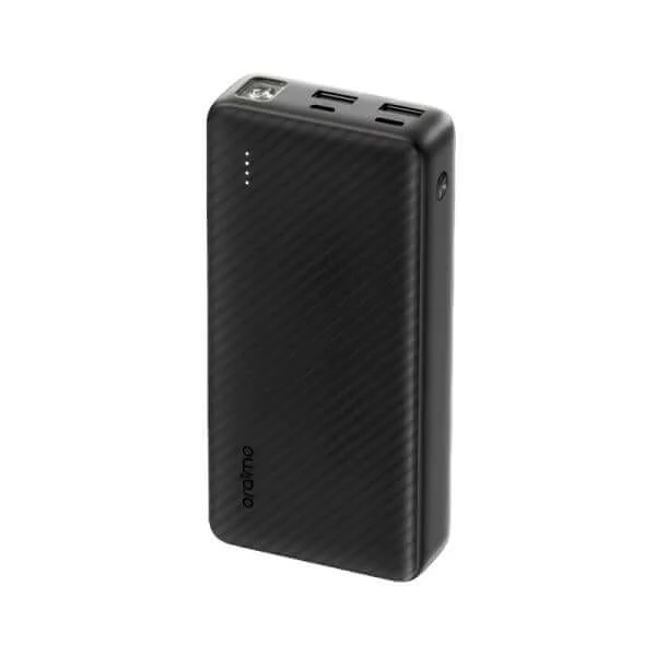 POWER BANK ORAIMO TRAVELER 15 OPB-1201P 20000 MAH CARGA RAPIDA DE 15 W CARGA DE 3 DISPOSITIVOS Y LINTERNA LED NEGRO