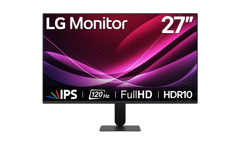 LG Monitor IPS Full HD de 27" con 120Hz y diseño sin bordes - 27U411B
