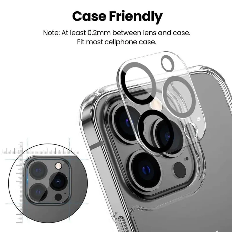 Vidrio Temperado De Cámara Iphone desde 11Pro hasta 17Promax