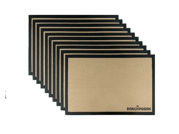 Benchfoods Premium Non-Stick Silicone Solid Mats - Rectangular (20x30cm)