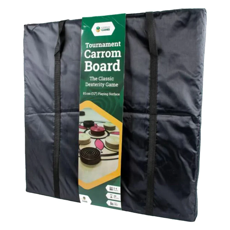 Let's Play Games LPG Tournament Carrom Board - 74 cm Play Surface