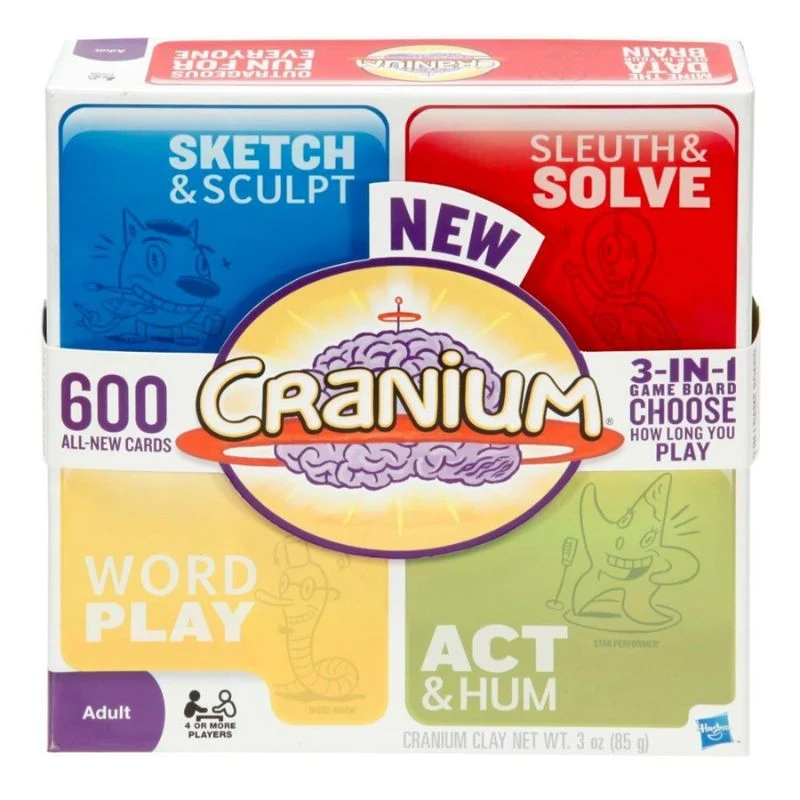 Hasbro Cranium Board Game 3-in-1 Edition