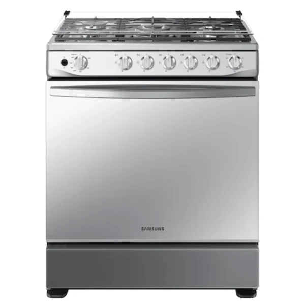 Estufa a gas 6 Samsung quemadores gran capacidad gris, triple potencia