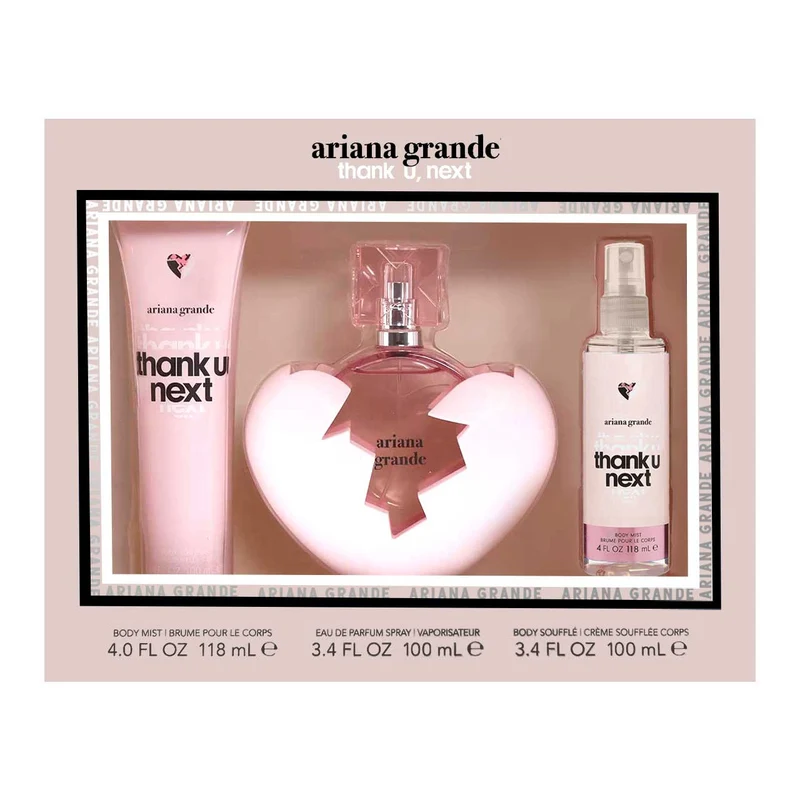 ARIANA GRANDE THANK U NEXT ESTUCHE 3 PZ