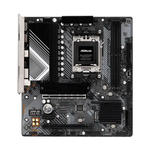 TARJETA MADRE ASROCK B650M-HDV/M.2 AM5 MICRO-ATX DDR5 NEGRO