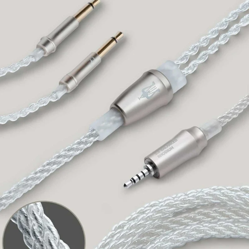 Cable Meze Audio Silver Plated Serie 99-3.5mm-1.2m