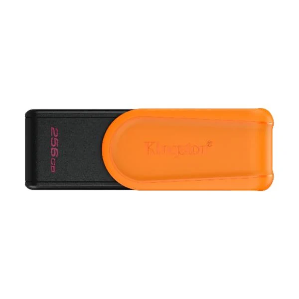 MEMORIA USB 256GB KINGSTON DATA TRAVELOR EXODIA S USB-A 3.2 GEN 1 CON TAPA GIRATORIA DTXS/256GB NEGRO/NARANJA