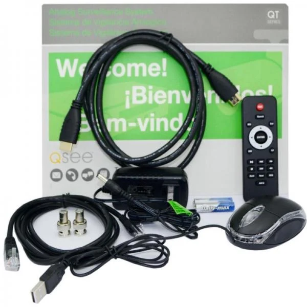 Sistema de Vigilancia Q-SEE 720p DVR 4CH 2 Camaras 1TB