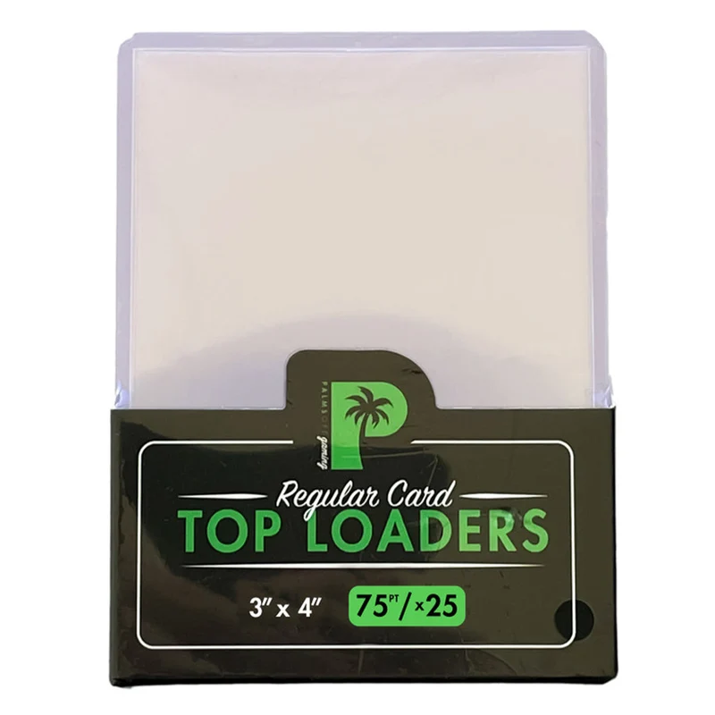 Palms Off Gaming Standard 75pt Card Loader Top Loaders - 25pc Pack