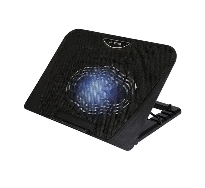 Base de Enfriamiento para Laptop UNNO TEKNO Ajustable 5 Niveles NC6130BK