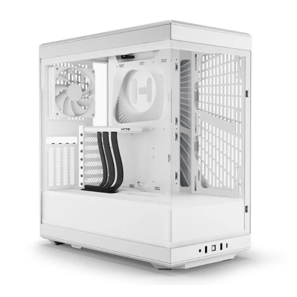 CASE GAMING HYTE Y40 MID TOWER VENTILADORES 2 DE 120MM CON VIDRIO LATERAL Y FRONTAL CS-HYTE-Y40-WW BLANCO