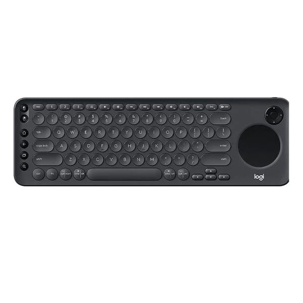 TECLADO LOGITECH K600 MEMBRANA INALÁMBRICO BLUETOOTH INGLÉS CON TOUCHPAD INTEGRADO 920-008824 NEGRO