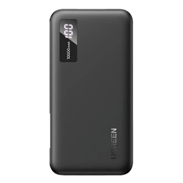POWER BANK UGREEN PB311 10000MAH 22.5W USB-A USB-C PANTALLA DIGITAL 25742 NEGRO