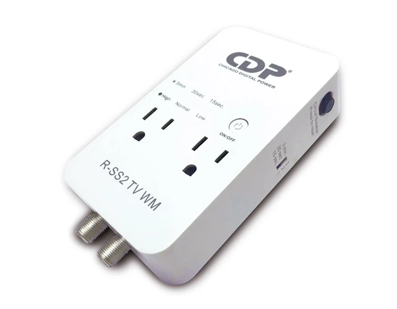 CDP supresor de picos para electrodomesticos para tv-audio y video/ 1800w/15amp R SS2TV