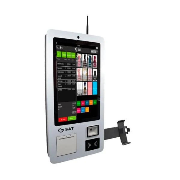 KIOSCO TRANSACCIONAL SAT AMERICA KT21LC 21 PULG ANDROID 8.0 IS 4050047000143