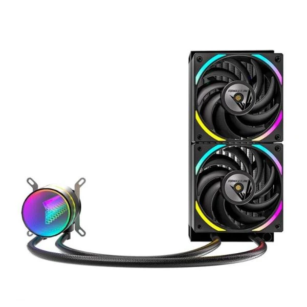 ENFRIAMIENTO LIQUIDO ARGB FORMULA V LINE OASIS L240 ARGB BK 240MM LGA1700/AM5 4 PIN PWM + 3 PIN ARGB 4711401661351 NEGRO