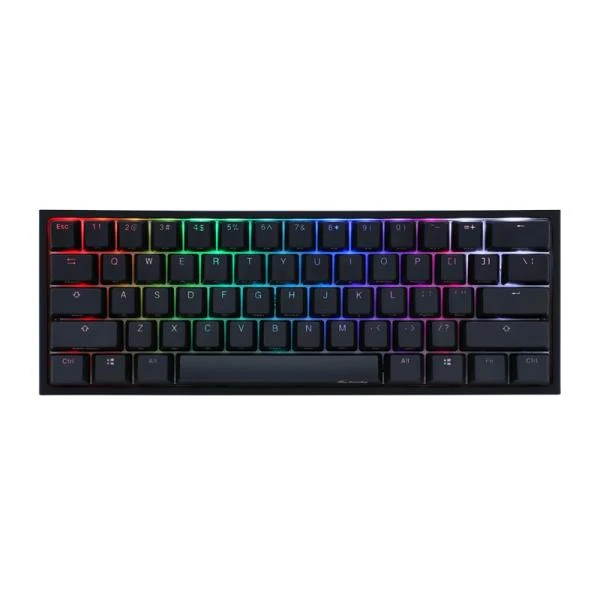 TECLADO GAMING RGB DUCKY ONE 2 PRO MINI MECÁNICO USB-C ESPAÑOL SWITCH AZUL DKON2061ST-CESPDAZT2 NEGRO