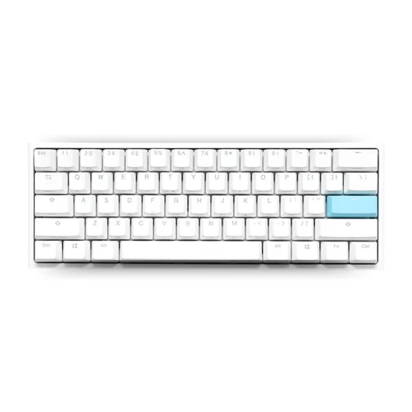 TECLADO GAMING RGB DUCKY ONE 2 PRO MINI MECÁNICO USB-C ESPAÑOL SWITCH AZUL DKON2061ST-CESPDWWT2 BLANCO