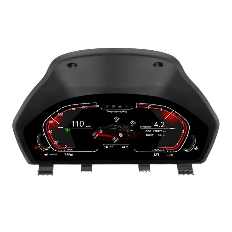 BMW 3/4 Series F30/F31/F34/F32/F33/F36 – Wirtualny Kokpit 12,3" LCD FIS 1920×720 | Cyfrowa Deska Zegarów Premium