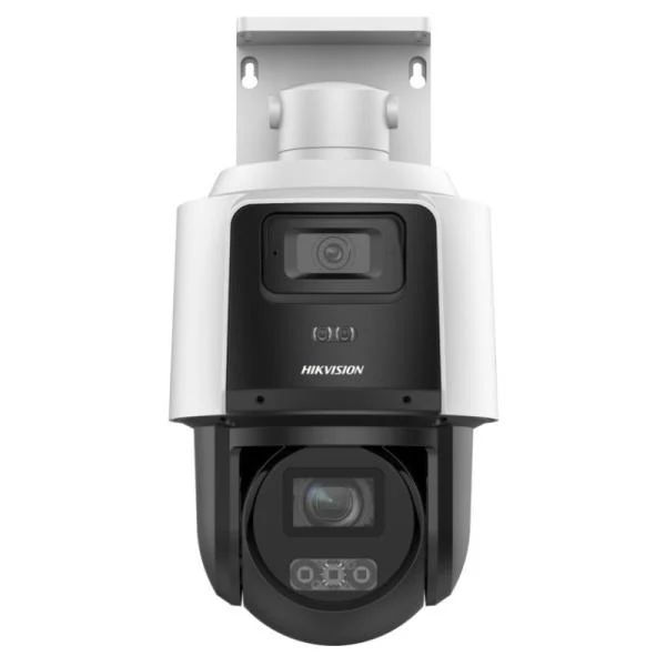 CAMARA PTZ HIKVISION DS-2SE3C404MWG-E/14(2.8mm)(O-STD) (E) 4MP + 4MP TANDEM VU 4X POE ENFOQUE AUTO / MANUAL Y SEMI-AUTO 40M IR IP66 327001436 BLANCO