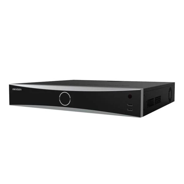 GRABADORA NVR HIKVISION DS-7732NXI-K4/16P 32 CANALES IP HASTA 12 MP / 4K 4 SATA HASTA 40 TB H.265+ ACUSENSE POE 303621110 NEGRO