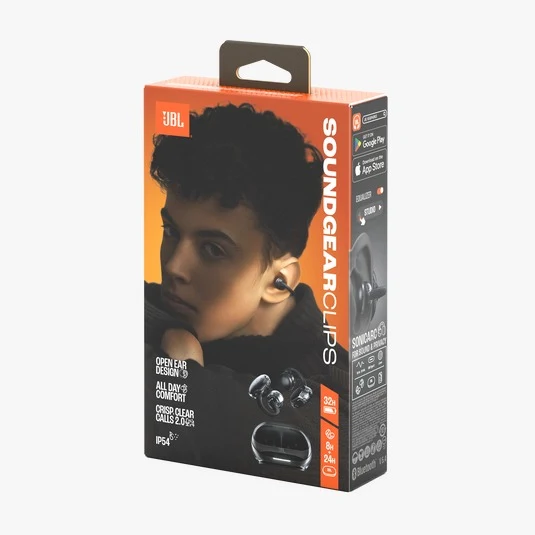 Audifonos JBL Soundgear Clear Open-Ear Inalámbricos Bluetooth Negro JBLSNDGEARCLBLKAM
