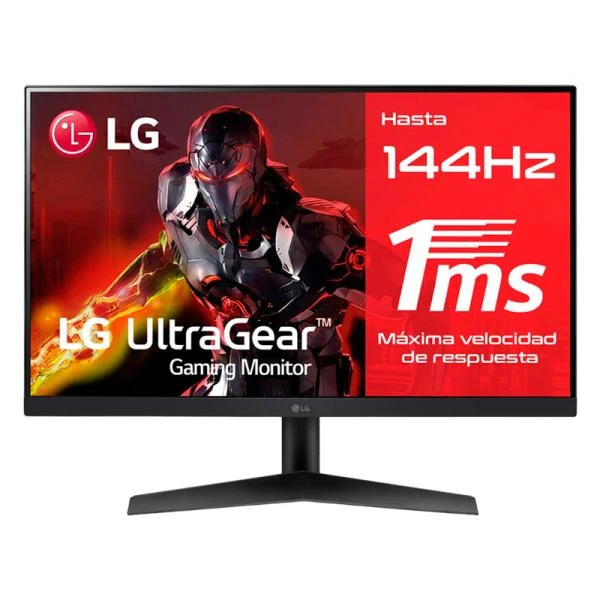 MONITOR 24 PULG LG 24GN60R-B FHD 1920 x 1080 144 Hz DP HDMI PLANO SLIM 195174040942