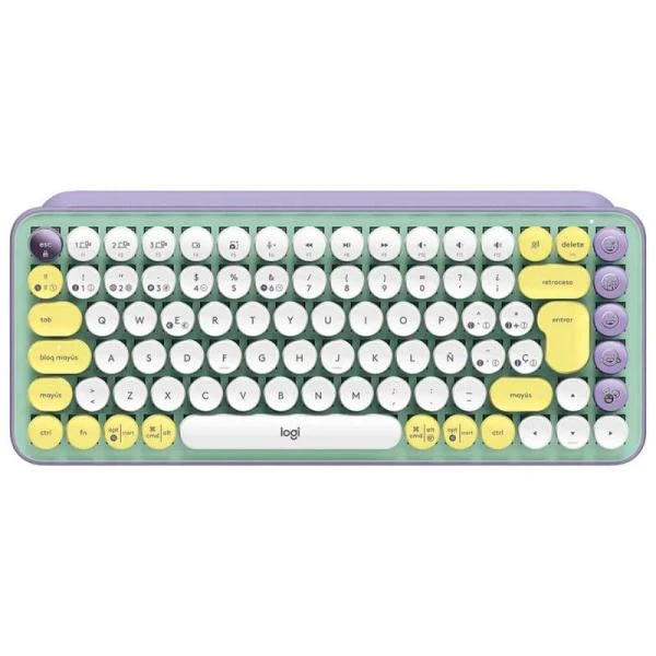 Teclado Logitech POP Keys Mecanico Inalambrico Ingles Daydream 920-010714