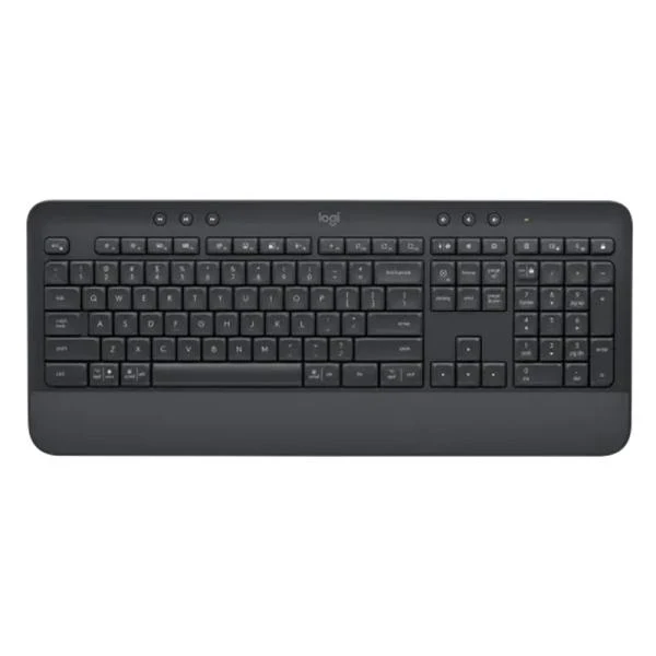 TECLADO LOGITECH K650 SIGNATURE MEMBRANA INALÁMBRICO BLUETOOTH INGLÉS 920-010908 NEGRO