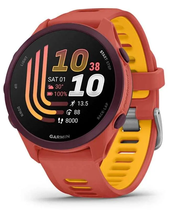 Reloj inteligente GARMIN Forerunner 170 Music, GPS, WiFi, Red Pink/Mango