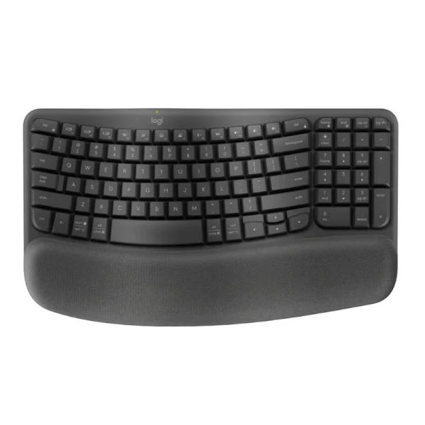 TECLADO LOGITECH ERGO WAVE KEYS INALÁMBRICO BLUETOOTH ESPAÑOL 920-012278 NEGRO