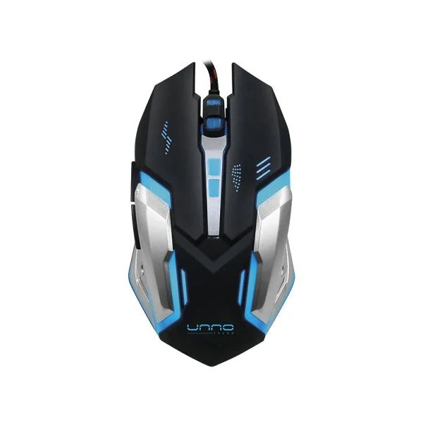 Mouse Gaming Unno Tekno Brave USB Negro MS6610BK
