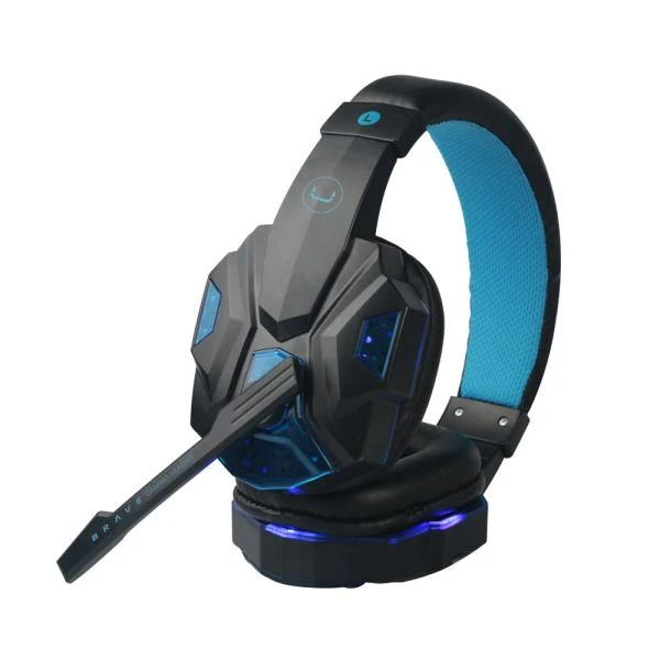 Headset UNNO TEKNO Brave USB Negro Azul HS7230BL