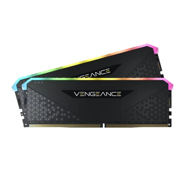MEMORIA RAM PC 32GB (2X16GB) CORSAIR VENGEANCE RGB RS DDR4 3200MHZ CL16 1.35V CMG32GX4M2E3200C16 NEGRO