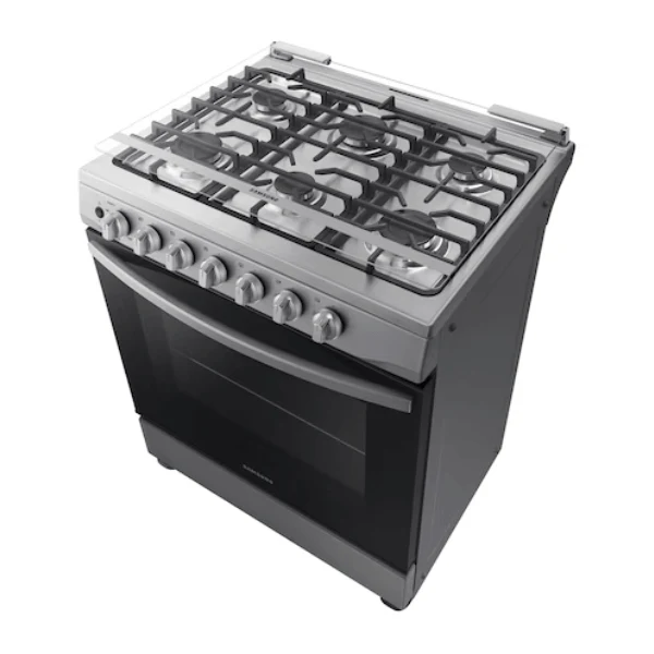 Cocina Samsung Gas 30″ 6 Quemadores, NX52D3000MV/AX