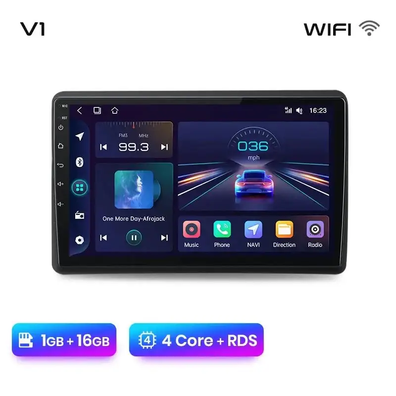 Radio Android do Renault Master Nissan NV400 Opel Movano (2009-2021) CarPlay Android Auto 4G WiFi GPS DSP
