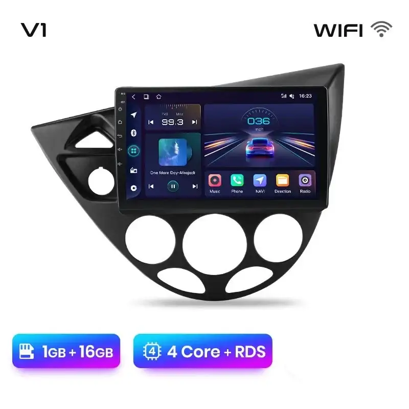 Radio Android do Ford Fiesta Focus MK1 1998-2004 (1995-2001) CarPlay Android Auto 4G WiFi GPS DSP