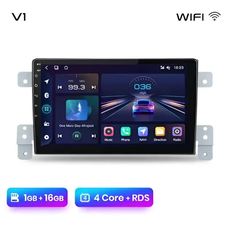 Radio Android do Suzuki Grand Vitara (2005-2015) CarPlay Android Auto 4G WiFi GPS DSP