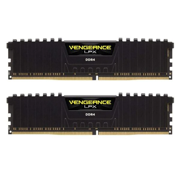 MEMORIA RAM PC 32GB (2X16GB) CORSAIR VENGEANCE LPX DDR4 3200 MHZ 1.35V CMK32GX4M2E3200C16 NEGRO