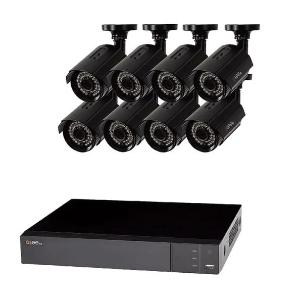 Sistema de Vigilancia Q-SEE 1080p DVR 8CH 4 Camaras 1TB