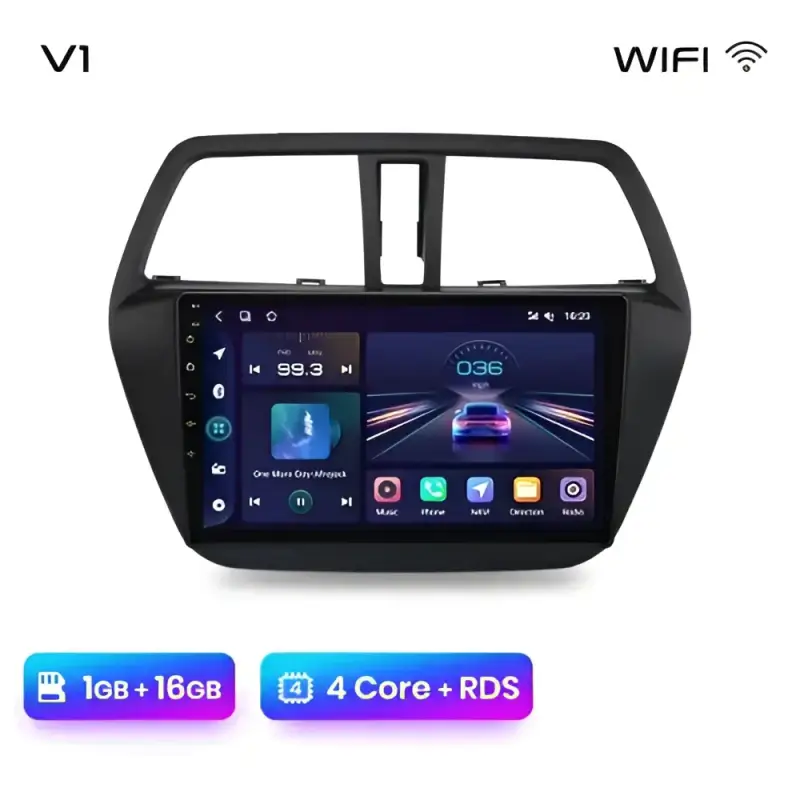 Radio Android do Suzuki SX4 S-Cross (2012-2016) CarPlay Android Auto 4G WiFi GPS DSP