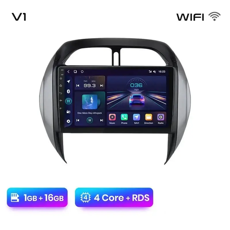 Radio Android do Toyota RAV4 (2003-2005) CarPlay Android Auto 4G WiFi GPS DSP