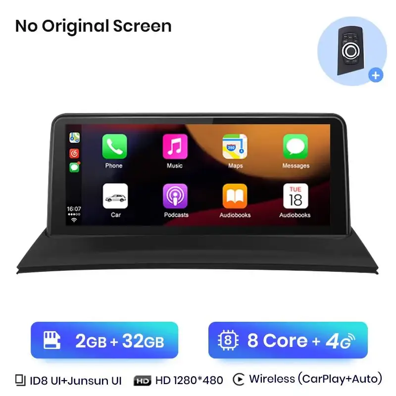 Radio Android do BMW X3 E83 (2004-2010) CarPlay Android Auto 4G WiFi GPS DSP